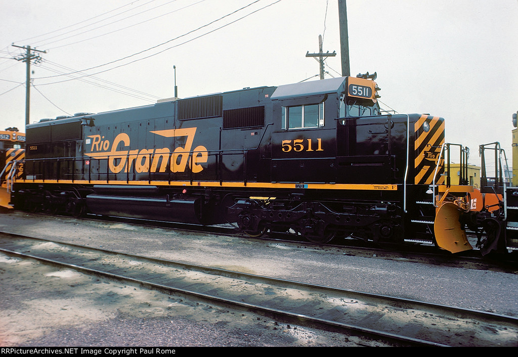 DRGW 5511, EMD SD50, NEW at the CNW Proviso Shop